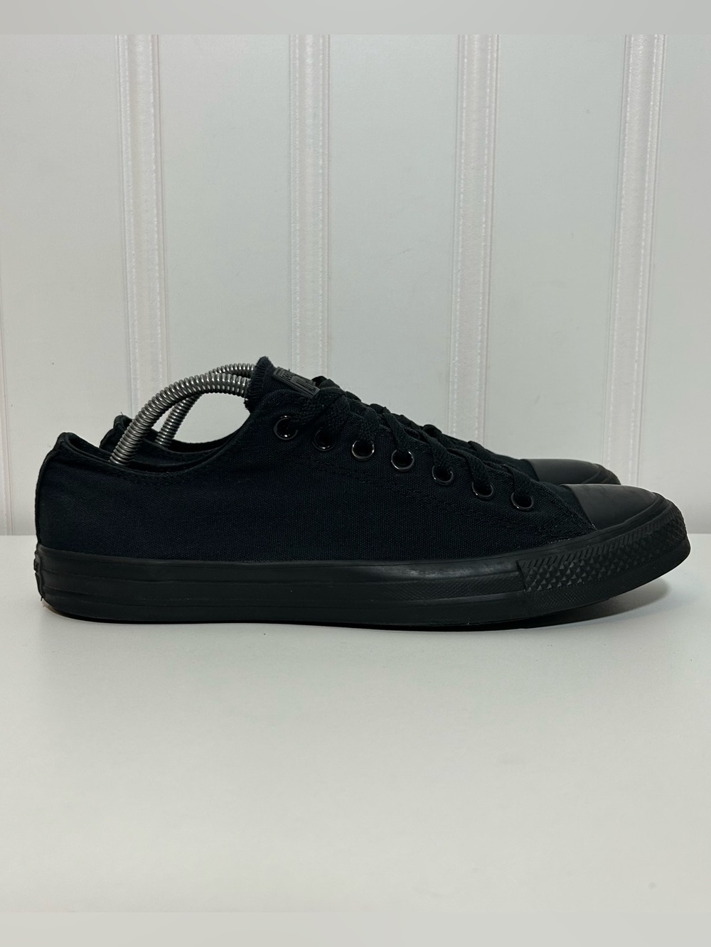 Converse ctas Low-Top Canvas Sneakers in triple Black